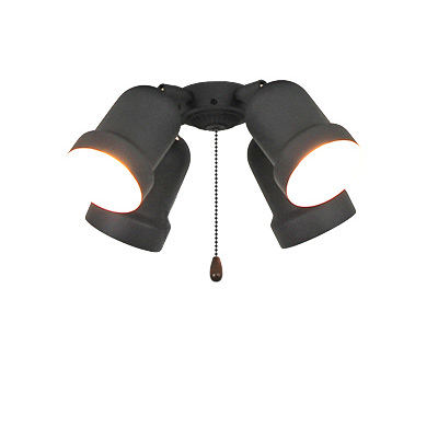 4 lamppua tuulettimeen grafiitti | Sisustusliike Portiikki Valaisin kattotuulettimeen