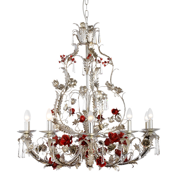 Iso kruunuvalaisin, joka on luksus kattokruunu olohuoneeseen.