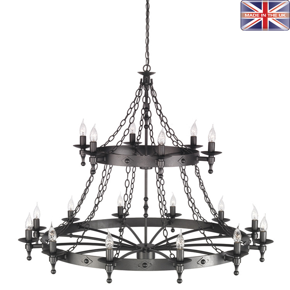 Iso-menneitten-aikojen-2-kerroksinen taottu kruunu | Sisustusliike Portiikki Suuri 2-kerroksinen taottu kruunu