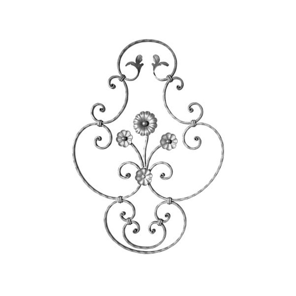 takorauta, Takorautaosa, Iso takorautakoriste, takorautakoriste, takorautakoristeet, iso valurautakoriste, porttikoriste, porttitarvike, aitatarvike, valurauta