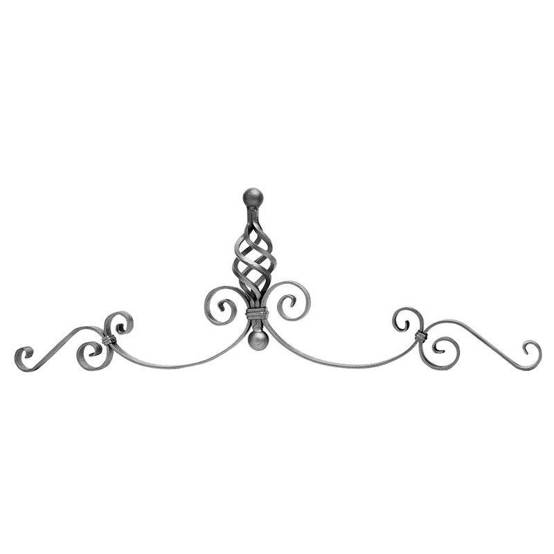 Koriste portin paalle | Sisustusliike Portiikki Koriste portin päälle sipulilla tai korilla, takorautainen portinpäällyskoriste.