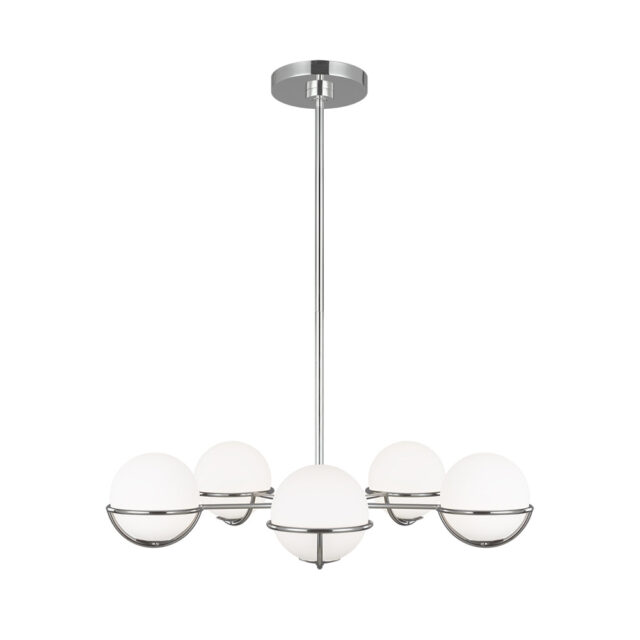 Nikkeli mid-century modern kattovalaisin