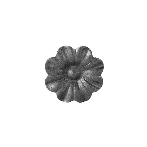 Pieni rautakukka. Metallinen hitsattava kukka.