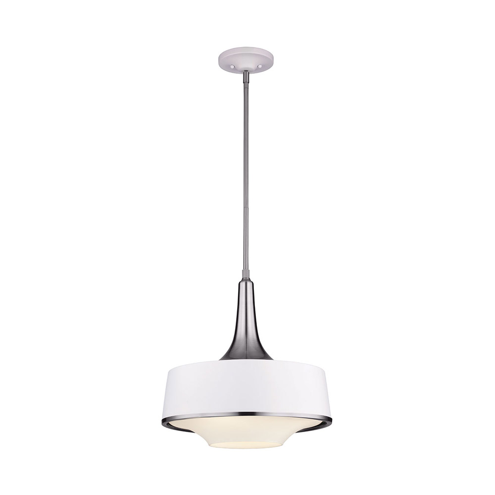 Moderni-kattovalaisin-harjattu teras-valkoinen | Sisustusliike Portiikki