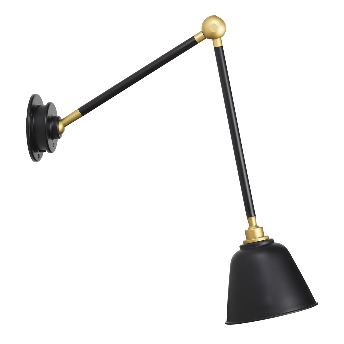 Musta taittuva valaisin kattoon | Sisustusliike Portiikki Musta valaisin taittuvalla varrella