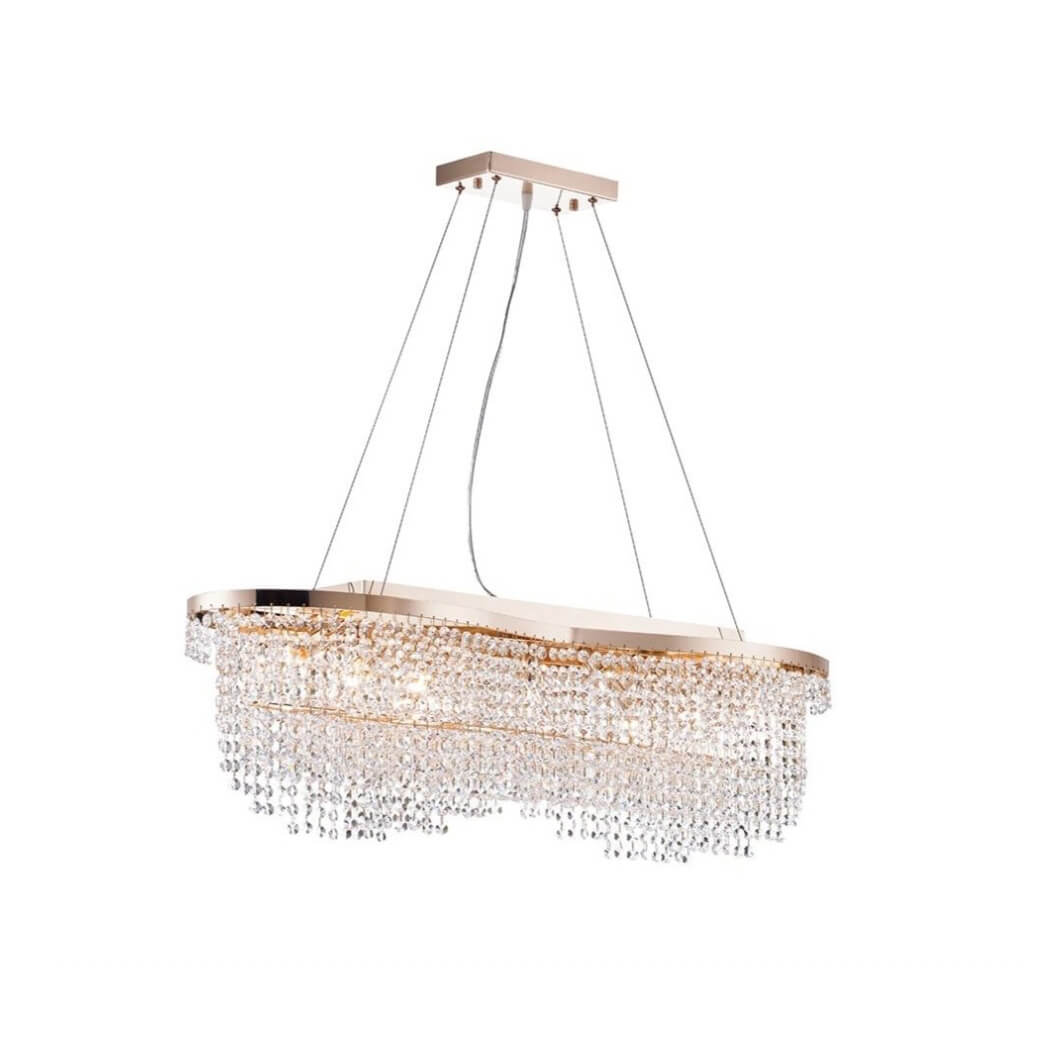 Pitkanmallinen-kristallikruunu | Sisustusliike Portiikki Pitkänmallinen kristallikruunu Elysée