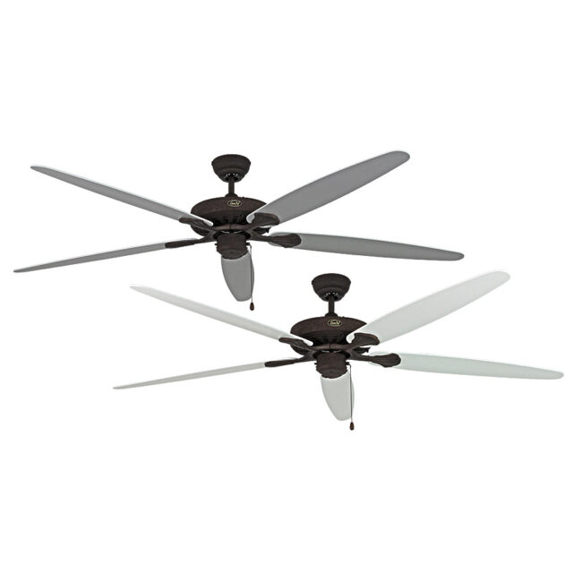 Suuri kattotuuletin hiljaisella moottorilla.