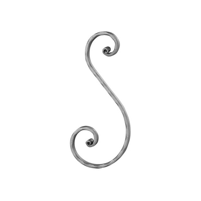 Takorautainen S osa porttiin ja aitaan.