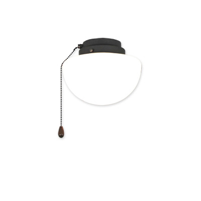 Valo kattotuulettimeen grafiitinharmaa | Sisustusliike Portiikki Grafiitinharmaa valaisin kattotuulettimeen